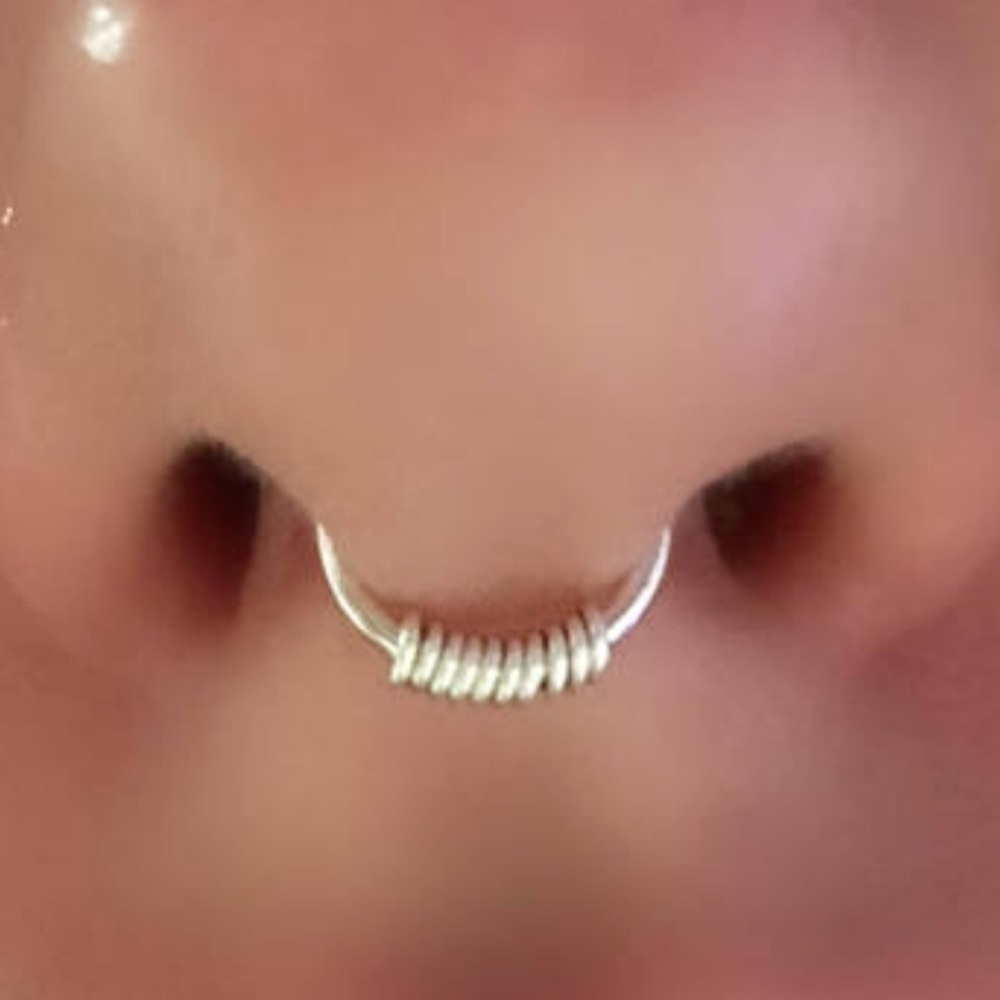 3 x fake septum ring